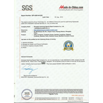 SGS Certified Container House (shs-fp-liv010)